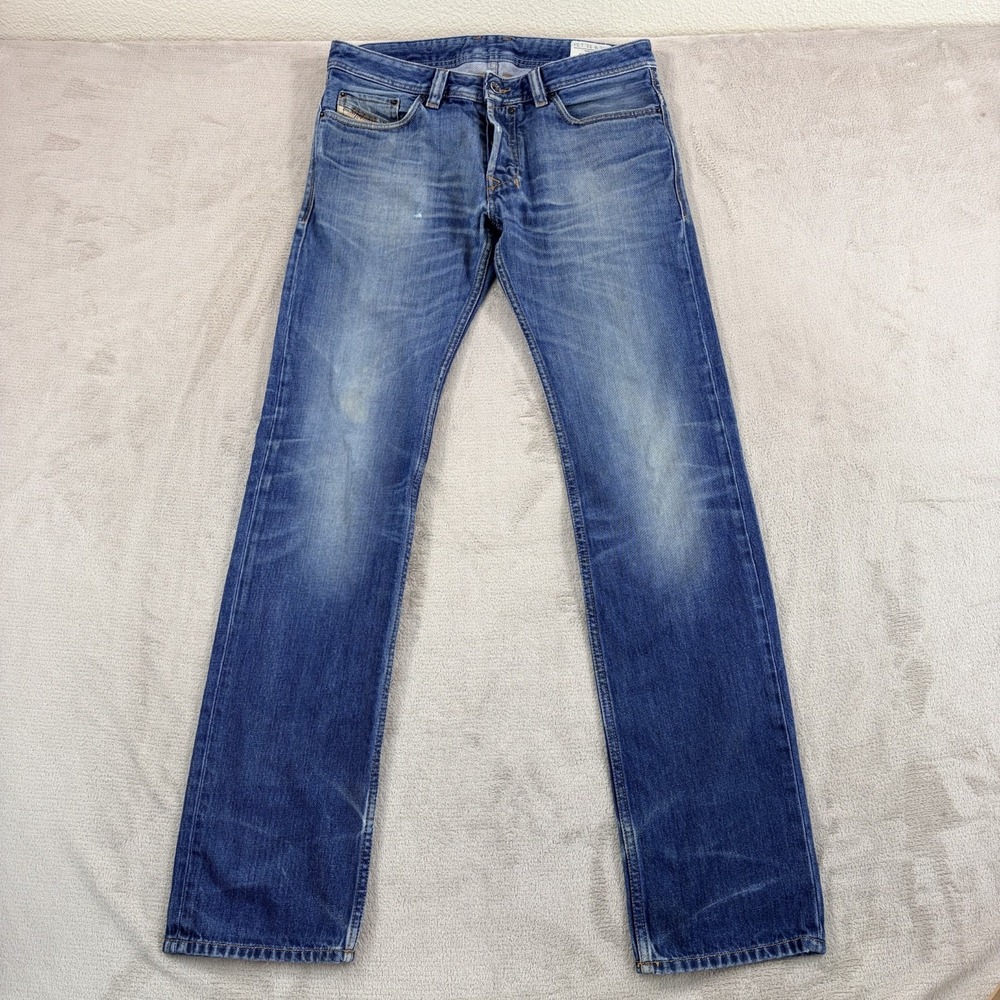 Diesel Safado Regular Slim Straight Jeans Blue 0073I Wash Men 33x36 (Tag 31x34)